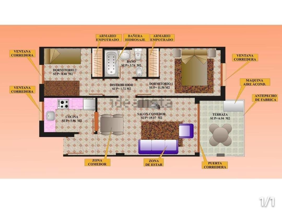 Apartamento Magic World Nueva Marina D'Or 2 Dormitorios Edificio Torremar オロペサ・デル・マール エクステリア 写真